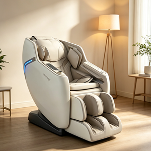 Poltrona Massaggiante Professionale 4D a Gravità Zero <span class=keywords><strong>con</strong></span> Controllo Vocale AI, Binario SL, Reclinabile Elettrica di Lusso per <span class=keywords><strong>Centro</strong></span> <span class=keywords><strong>Benessere</strong></span> - Product Image 1