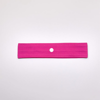 Headband Olahraga Yoga Elastis Berkualitas Tinggi, Headband Rambut Katun untuk Olahraga Lari, Anti Selip, dan Menyerap Keringat