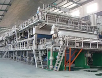 Ligne de production de papier thermique pour reçus, machine à papier spéciale à partir de pâte recyclée de type Fourdrinier, à économie d'énergie
