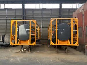 Contenedor tanque ISO de 40 pies de Venta caliente con revestimiento de PE para líquido ácido químico corrosivo - Product Image 3