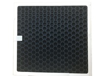 Filtre à air domestique en fibre synthétique PP+PET écologique, cadre rond carré, MERV 8 12, pour grande pièce