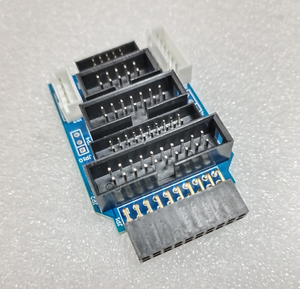 Trình tải xuống giả lập J-LINK V9 STM32 singlechip j-link 1.8V-3.3V-5V quá trình chìm Vàng với cáp - Product Image 3