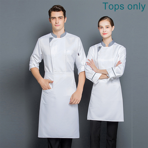 Chaquetas transpirables para Chef, abrigo con doble botonadura para Catering, restaurante, cocina, ropa de trabajo - Product Image 3