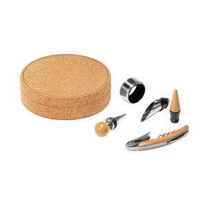 Nuevo Sacacorchos de <span class=keywords><strong>Vino</strong></span> con <span class=keywords><strong>Caja</strong></span> Redonda de Cuero y Asa, en <span class=keywords><strong>Caja</strong></span> de Regalo - Product Image 2
