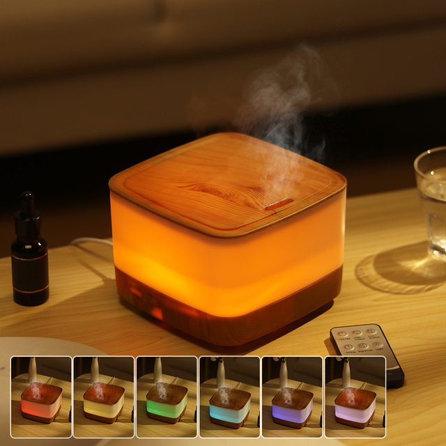 800Ml New Ultrasonic Intelligent Timing Remote Control Home Desktop Silent Large Fog Volume Essential Oil Diffuser