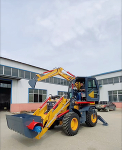 รถตักล้อยางตักดินแบบขับเคลื่อน 4 ล้อ ขนาด 2 ตัน จากผู้ผลิตจีน ขายตรง พร้อมหัวตักด้านหน้าและหัวตักด้านหลัง ตัวเลือกเสริมบุ้งกี๋ 6 in 1 - Product Image 6