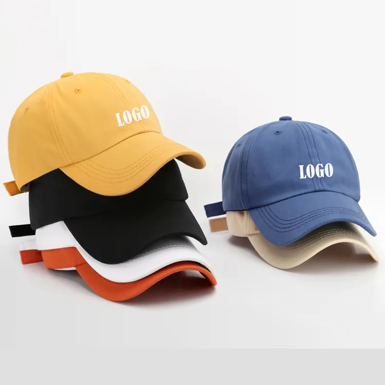 Пользовательские мужские спортивные шляпы с вышивкой логотипа 6 панелей высокого качества хлопковые Структурированные бейсболки