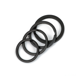 Matte đen 20mm sắt vòng khóa Keyring Tự làm Túi phụ kiện dễ dàng tùy chỉnh kim loại vòng 25mm 38mm 50mm có sẵn - Product Image 2