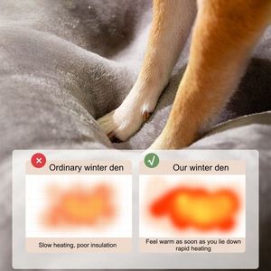 Custom Modern Luxury Pet House with Washable Orthopaedic Bed for Dogs and <b>Cats</b> Letter Pattern - Product Image 5