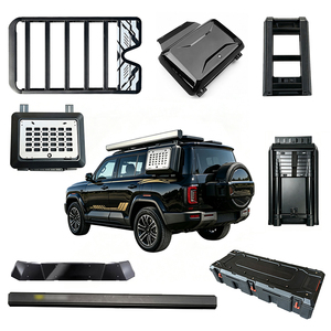 Cestas portaequipajes de aluminio para techo de coche, escalera lateral, caja lateral, tienda lateral, caja de techo, serie de carga para Leopard 8 - Product Image 1