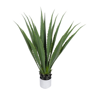 Plante <span class=keywords><strong>d</strong></span>'<span class=keywords><strong>Agave</strong></span> Artificielle Réaliste, Faux Bonsaï Résistant aux Intempéries, Parfaite pour la Maison, le Bureau, le Jardin et l'Hôtel, 3 Pieds - Product Image 1