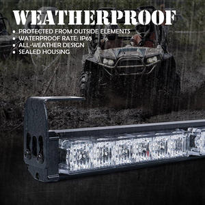 Barra de luz LED de persecución de 30 pulgadas y 36 pulgadas, luz trasera todoterreno para <span class=keywords><strong>jaula</strong></span> antivuelco de 1,75-2 pulgadas, compatible con RZR UTV Offroad - Product Image 5