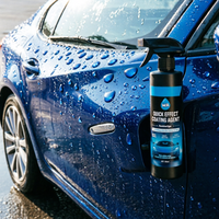 Cera en Aerosol para Autos con Revestimiento Cerámico 3 en 1, Lavado sin Agua, Detallado, Alto Brillo, Líquido Transparente, Protección de Pintura