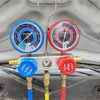 Kit de manomètres professionnels pour réfrigération R134yf, ensemble de manomètres de pression de réfrigérant HVAC