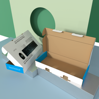 Boîtes en carton ondulé pour accessoires informatiques personnalisés, emballages de claviers, cartons d'expédition pour produits électroniques