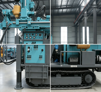 Foreuse géologique et minérale sur chenilles entièrement hydraulique 600-800m, diesel 380V, pour forage de puits d'eau et carottage diamanté