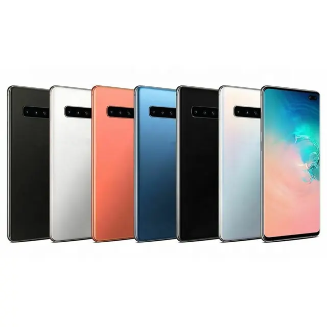Free Shipping For Samsung S10 Plus S10+ Factory Original Cheap Android Touchscreen Mobile Cell Phone 4G Smartphone By Post