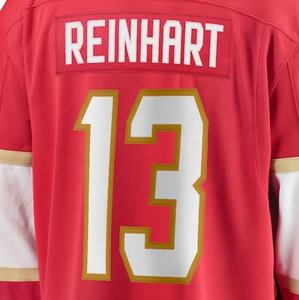 Florida Sam Reinhart merah jahitan kaus hoki kualitas terbaik - Product Image 1