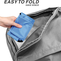 Tas Belanja Kamuflase Tali Serut Poliester Nilon Promosi Kustom Tas Ransel Kamuflase Tali Serut