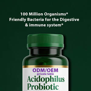 OEM/ODM Marque privée Complément alimentaire Probiotiques Lactobacillus Acidophilus Capsules Soutient Wigestive et Lmmtne Santé - Product Image 4