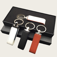 Clé USB personnalisée avec logo promotionnel d'usine, porte-clés 16 Go 32 Go 64 Go, cadeau d'entreprise promotionnel, ensemble de clés USB, porte-clés en cuir, clés USB