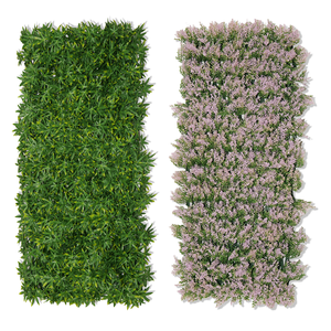 Dekorasi tanaman pagar buatan, bahan PE 90cm * 200cm yang dapat diperluas untuk dinding taman dan lanskap - Product Image 2