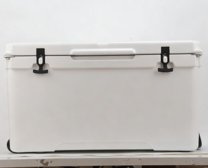 Glacière marine rotomoulée en PE de 120 L, conservation de la glace pendant 7 jours, résistante aux UV, étanche, pour yacht, pont, pêche, extérieur - Product Image 2