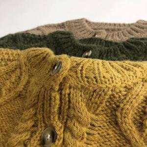 Cardigan en tricot pour bébé garçon nouveau-né avec logo personnalisé, manteau en tricot pour nourrisson, <span class=keywords><strong>pull</strong></span> uni pour enfant fille - Product Image 6