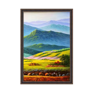 Handmade tùy chỉnh-kích thước bức tranh nổi tiếng <span class=keywords><strong>Tuscany</strong></span> Ý phong cảnh núi phong cảnh vải cho trang trí - Product Image 3