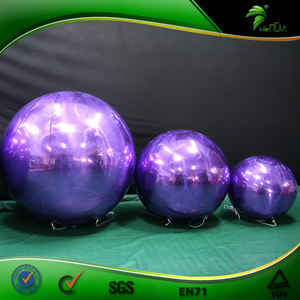 Boule miroir gonflable brillante, Disco, couleur personnalisée, pour boîte de nuit, sphère gonflable - Product Image 3
