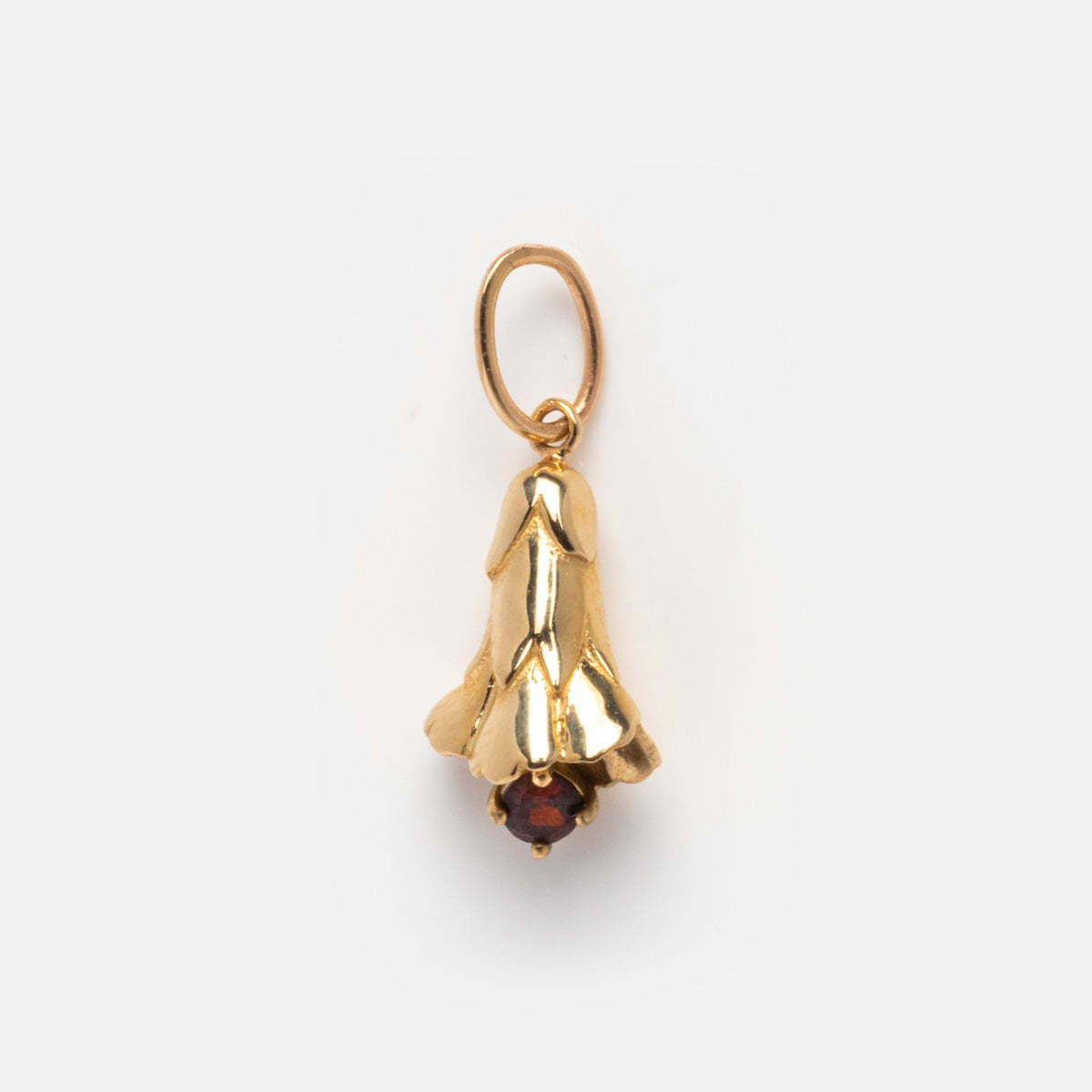 Pendentif œillet doré de janvier