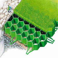 Grille stabilisatrice de gravier en plastique HDPE industriel, dalles de gazon 500x500mm pour allées et parkings - Fabricant