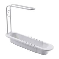 Telescopische Gootsteen Plank Spoelbakken Organisator Zeep Sponge Holder Sink Afvoer Rack Opslag Mand Keuken Gadgets Accessoires Tool
