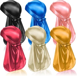 Nouveau Chapeau Pirate en Satin pour Hommes et Femmes, à Longue Queue, Tendance, Respirant, Élastique et Confortable - Product Image 1