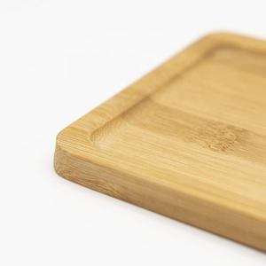 ชุดถาดเสิร์ฟซูชิทรงสี่เหลี่ยมทำจากไม้ไผ่เป็นมิตรต่อสิ่งแวดล้อมถาดเสิร์ฟอาหารเย็นจานอาหารเรียกน้ำย่อย - Product Image 2