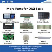 Nuevo Engranaje de Plástico para Báscula de Etiquetas DIGI SM120 SM120P SM120B, Piezas de Repuesto para Básculas al por Mayor, Desarrollado Internamente