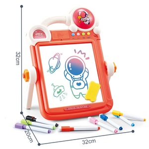 Juego <span class=keywords><strong>de</strong></span> Dibujo y Mesa <span class=keywords><strong>de</strong></span> Pintura 2 en 1 KSF para Niños, Juguete Educativo con Música, <span class=keywords><strong>Canciones</strong></span> e Historias Infantiles - Product Image 4