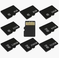 Penjualan Terbaik 100% kapasitas penuh 4GB-512GB kartu memori mikro kartu SD plastik.