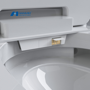 HANMEI <strong>Blue</strong> Wc Floor Mounted Intelligent Foam Siphonic Automatic Flush Ceramic Smart <strong>Toilet</strong> - Product Image 4