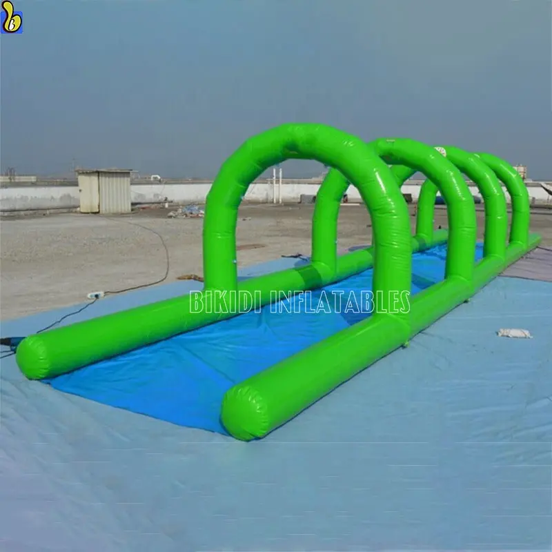 Deslizamento inflável deslizante longo personalizado para corredor/gramado, deslizamento inflável da água