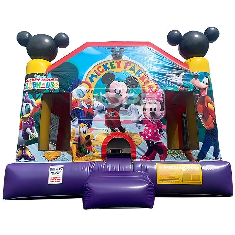 Precio de fábrica Castillo de salto inflable juego patio fiesta Casa de rebote inflable El Mickey y Minnie Mouse