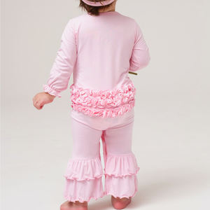 Vente en gros usine : Ensemble de vêtements tricotés en coton pour bébés filles, Vêtements pour bébés et enfants, Barboteuse 100% coton pour nouveau-né - Product Image 4