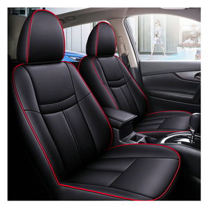 Conjunto completo de fundas de asiento de coche personalizadas para <span class=keywords><strong>Ford</strong></span> Mustang, Funda de cuero Original, resistente al agua, accesorios para coche, 2010-2022 - Product Image 1