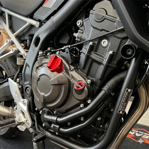 Jauge de niveau d'huile moteur universelle en alliage d'aluminium CNC, design creux, multicolore, pour Honda Kawasaki - Product Image 4