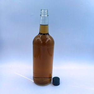 Bouteille en verre transparente vide de 1000 ml (100 cl, 550 g) avec bouchon à vis pour vodka, <span class=keywords><strong>whisky</strong></span>, brandy, gin, rhum, tequila – Fournisseur fabricant - Product Image 1