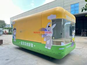 Fully Equipped Stainless Steel Food Trailer Commercial Mobile Fast Food Cart with Candy Option (<b>BBQ</b> Burgers Hot Dogs Fries) - Product Image 2