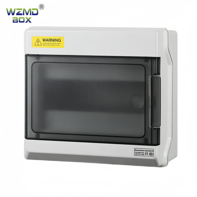 IP65/IP67 Waterproof 9-Way Outdoor Distribution Box ABS/PC Material Transparent Plastic Combiner Junction Box High Transparency