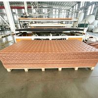 Tapetes de Protección para Suelo de HDPE de 80 Toneladas de Capacidad, Antideslizantes, 4x8, Camino de Acceso Temporal para Obras de Construcción y Fábricas