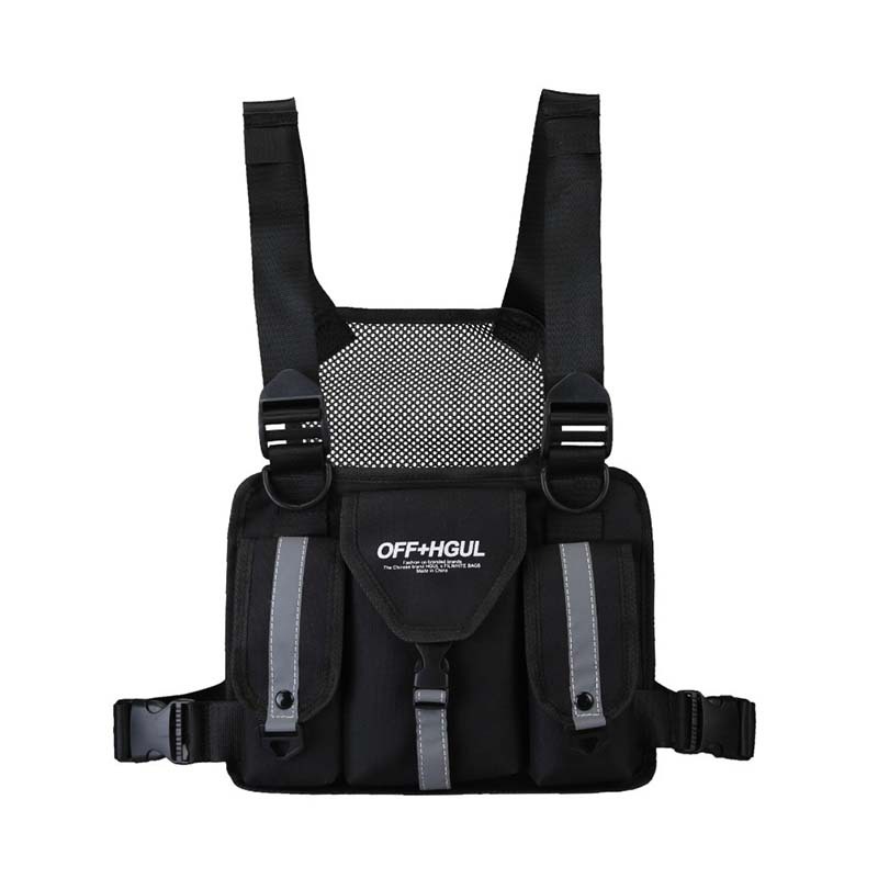Sac De Poitrine Tactique FUNANASUN 2L - Gilet Molle Réglable, Design Laser Cut - Pour Chasse, Cyclisme, EDC - 4