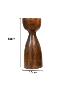 Élégant Porte-Bougie en Bois pour Table, Support de Bougie pour Salon, Centre de Table de Mariage, Décoration d'Intérieur, Cadeau d'Accent - Product Image 4